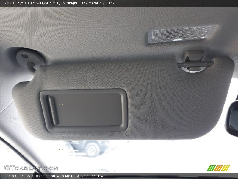 Midnight Black Metallic / Black 2020 Toyota Camry Hybrid XLE