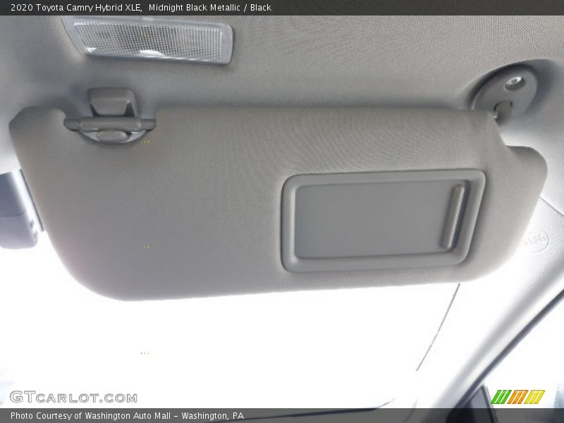 Midnight Black Metallic / Black 2020 Toyota Camry Hybrid XLE