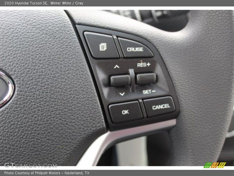 Winter White / Gray 2020 Hyundai Tucson SE