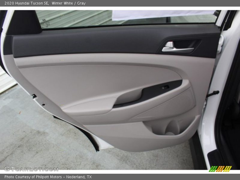 Winter White / Gray 2020 Hyundai Tucson SE