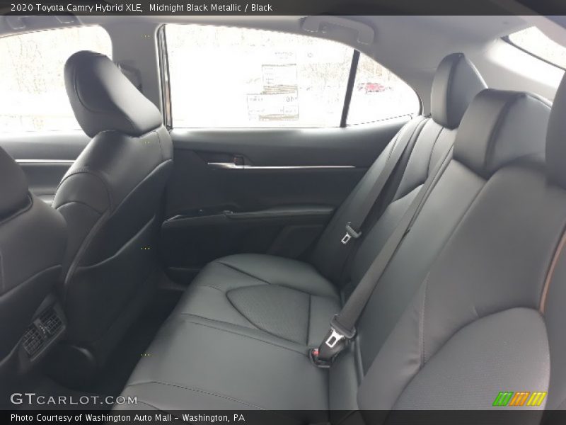Midnight Black Metallic / Black 2020 Toyota Camry Hybrid XLE