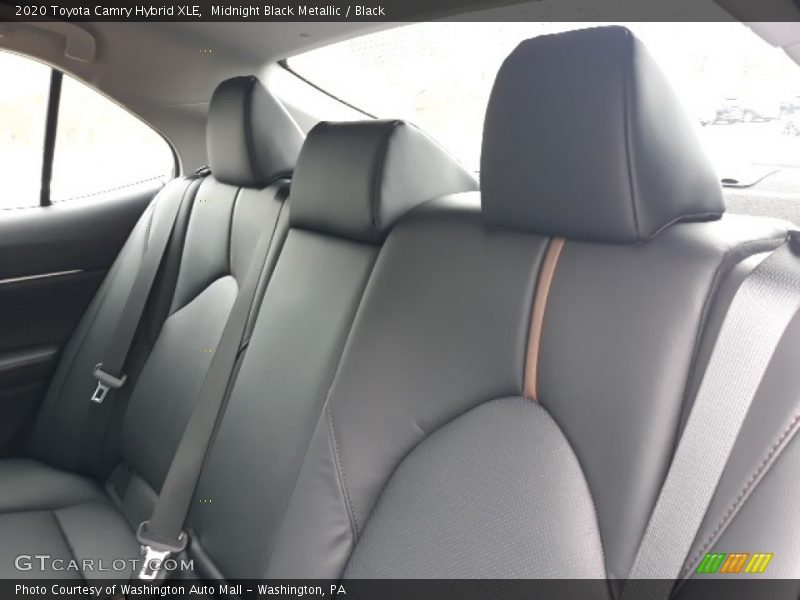 Midnight Black Metallic / Black 2020 Toyota Camry Hybrid XLE