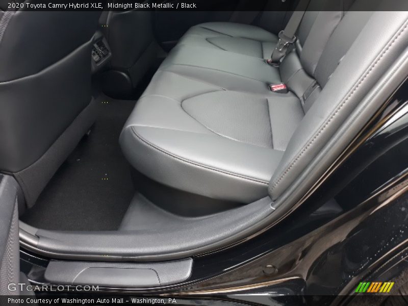 Midnight Black Metallic / Black 2020 Toyota Camry Hybrid XLE