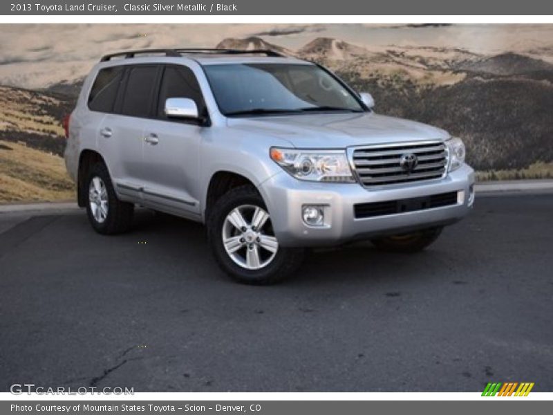 Classic Silver Metallic / Black 2013 Toyota Land Cruiser