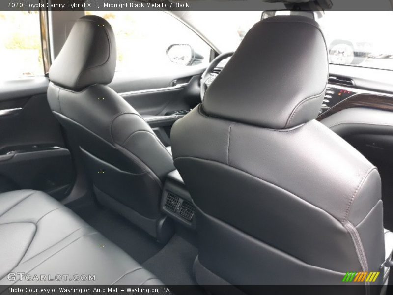Midnight Black Metallic / Black 2020 Toyota Camry Hybrid XLE