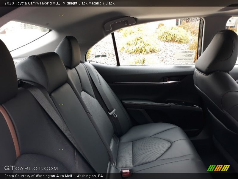 Midnight Black Metallic / Black 2020 Toyota Camry Hybrid XLE