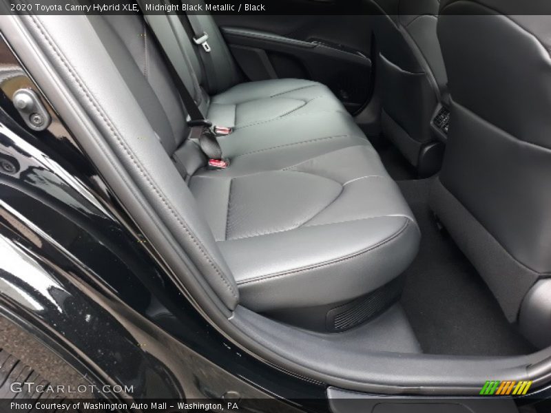 Midnight Black Metallic / Black 2020 Toyota Camry Hybrid XLE