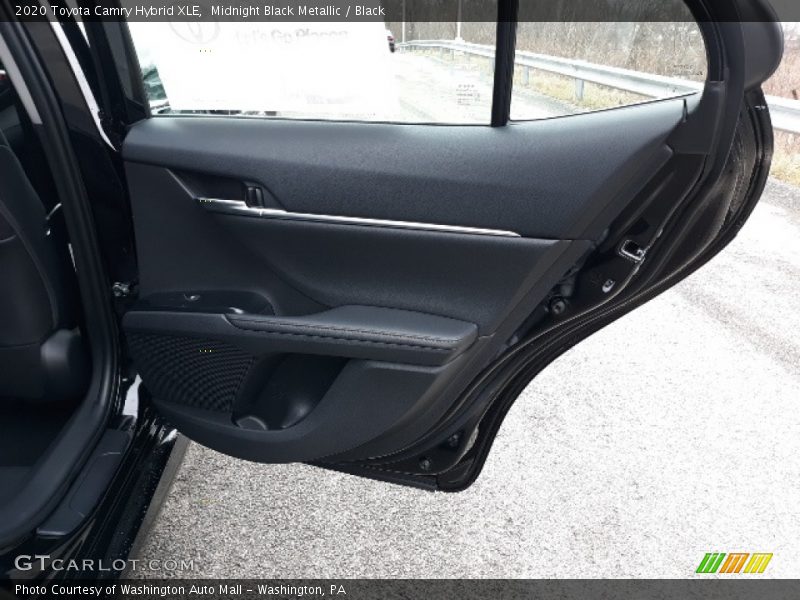 Midnight Black Metallic / Black 2020 Toyota Camry Hybrid XLE