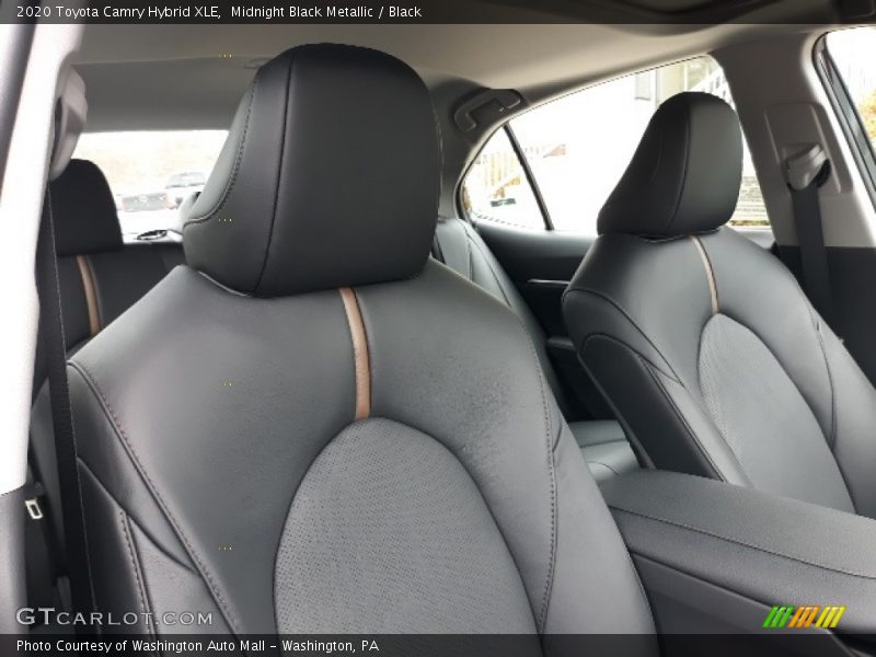 Midnight Black Metallic / Black 2020 Toyota Camry Hybrid XLE