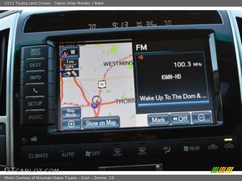 Classic Silver Metallic / Black 2013 Toyota Land Cruiser