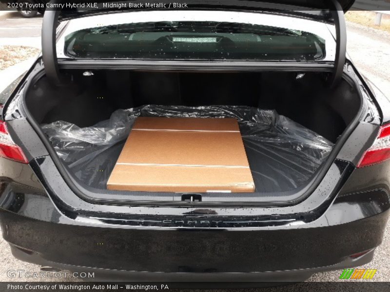 Midnight Black Metallic / Black 2020 Toyota Camry Hybrid XLE
