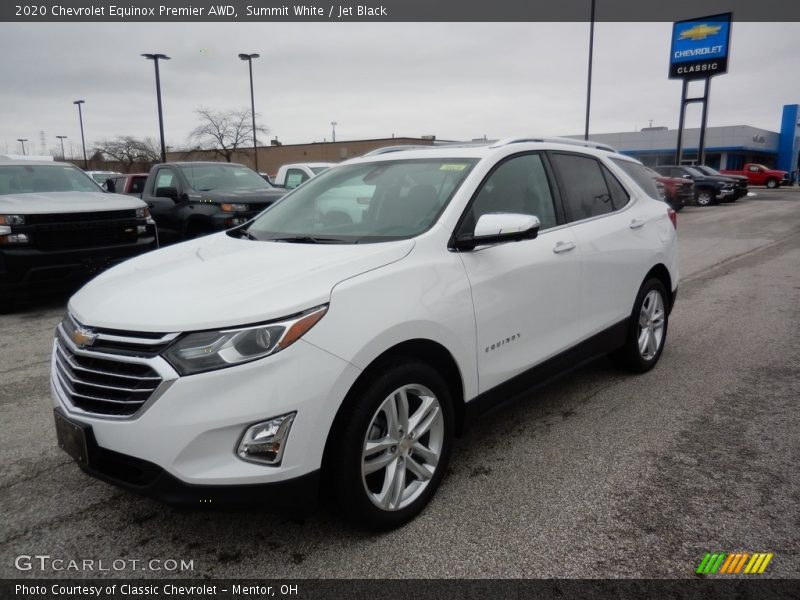 Summit White / Jet Black 2020 Chevrolet Equinox Premier AWD