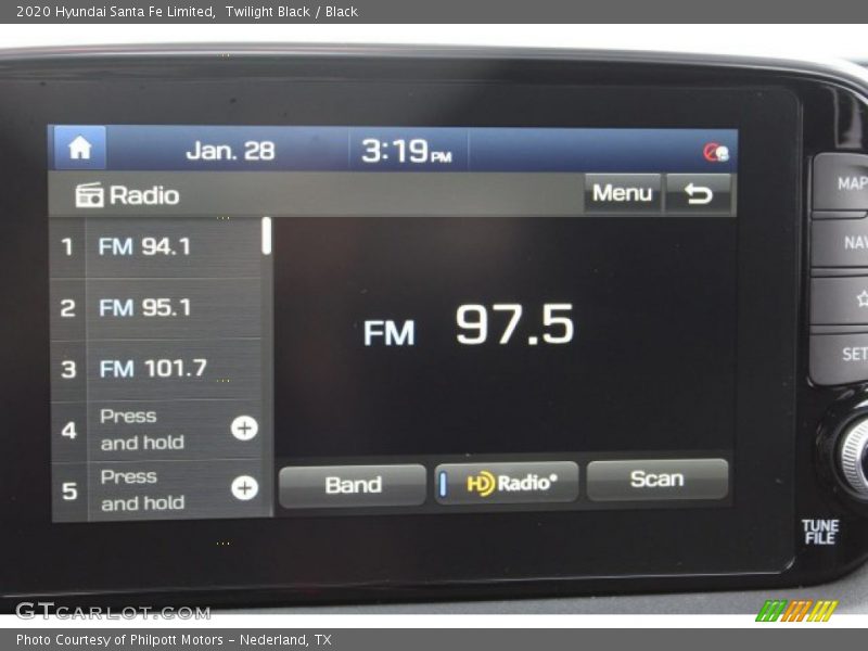 Twilight Black / Black 2020 Hyundai Santa Fe Limited