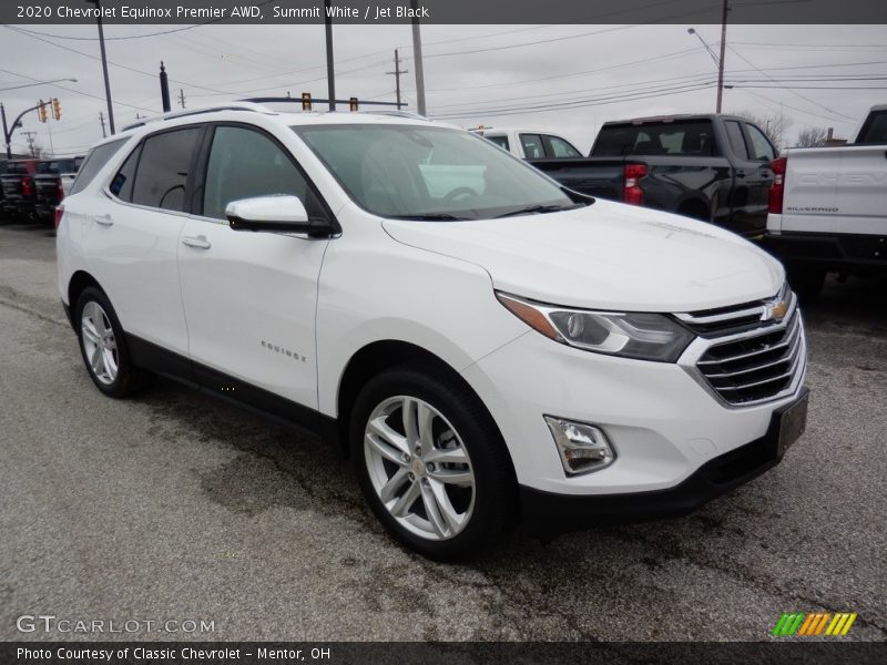 Summit White / Jet Black 2020 Chevrolet Equinox Premier AWD