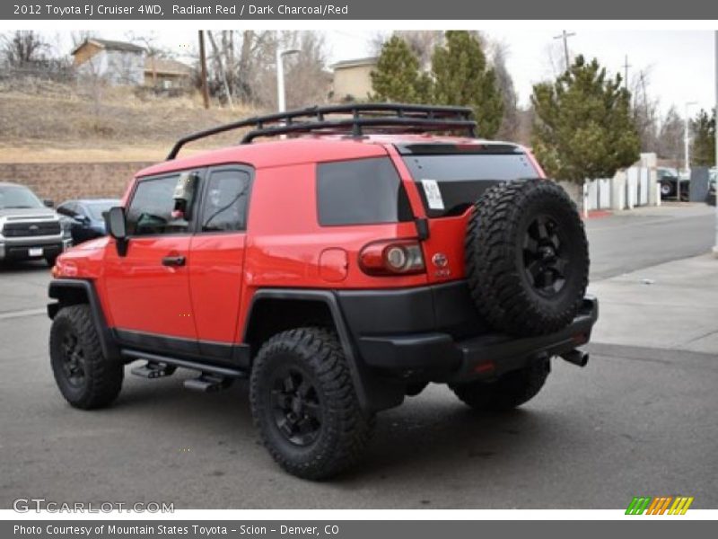 Radiant Red / Dark Charcoal/Red 2012 Toyota FJ Cruiser 4WD