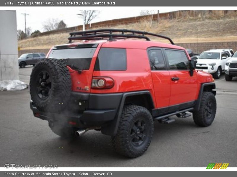 Radiant Red / Dark Charcoal/Red 2012 Toyota FJ Cruiser 4WD