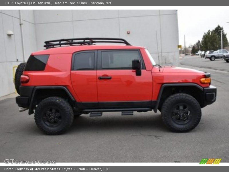 Radiant Red / Dark Charcoal/Red 2012 Toyota FJ Cruiser 4WD