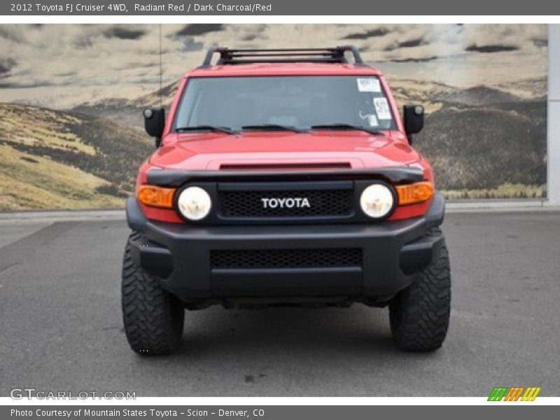 Radiant Red / Dark Charcoal/Red 2012 Toyota FJ Cruiser 4WD