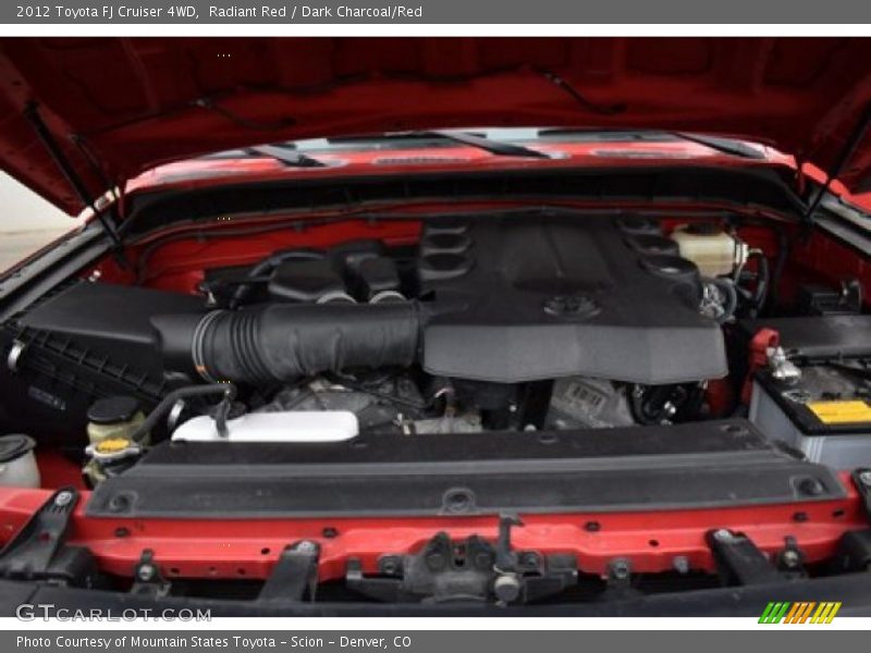 Radiant Red / Dark Charcoal/Red 2012 Toyota FJ Cruiser 4WD