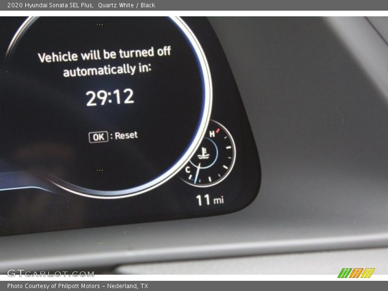 Quartz White / Black 2020 Hyundai Sonata SEL Plus