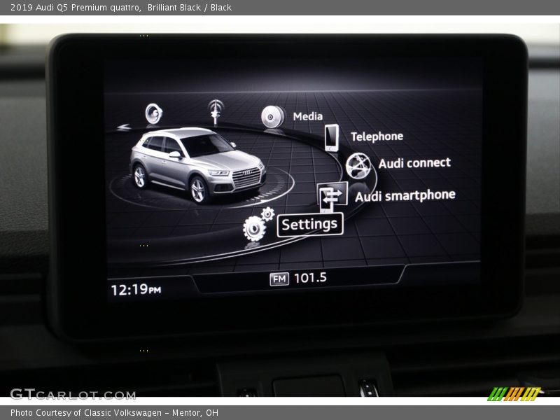 Controls of 2019 Q5 Premium quattro