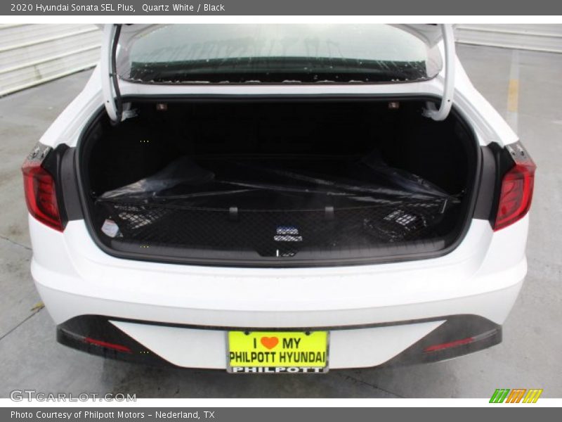 Quartz White / Black 2020 Hyundai Sonata SEL Plus