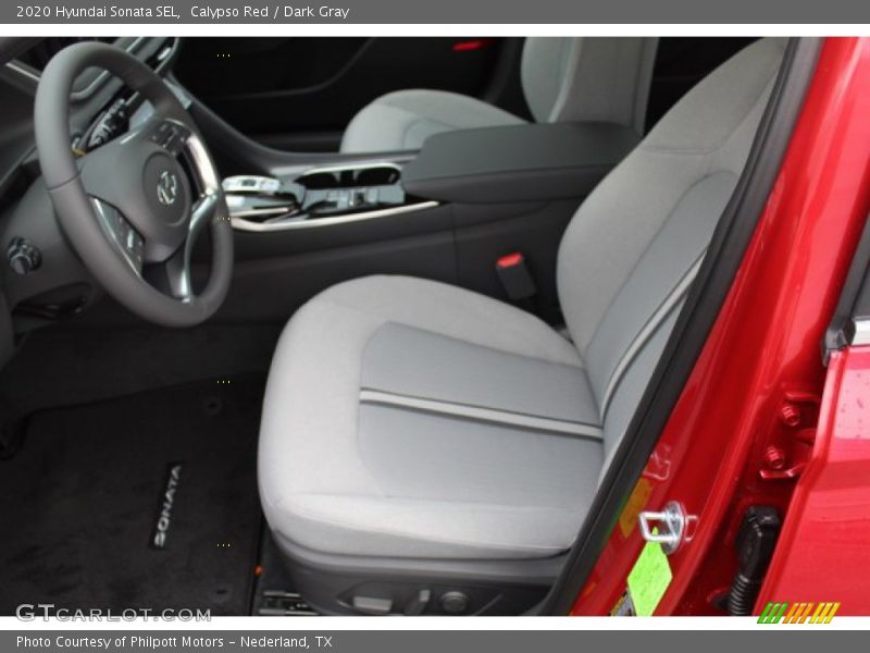 Calypso Red / Dark Gray 2020 Hyundai Sonata SEL