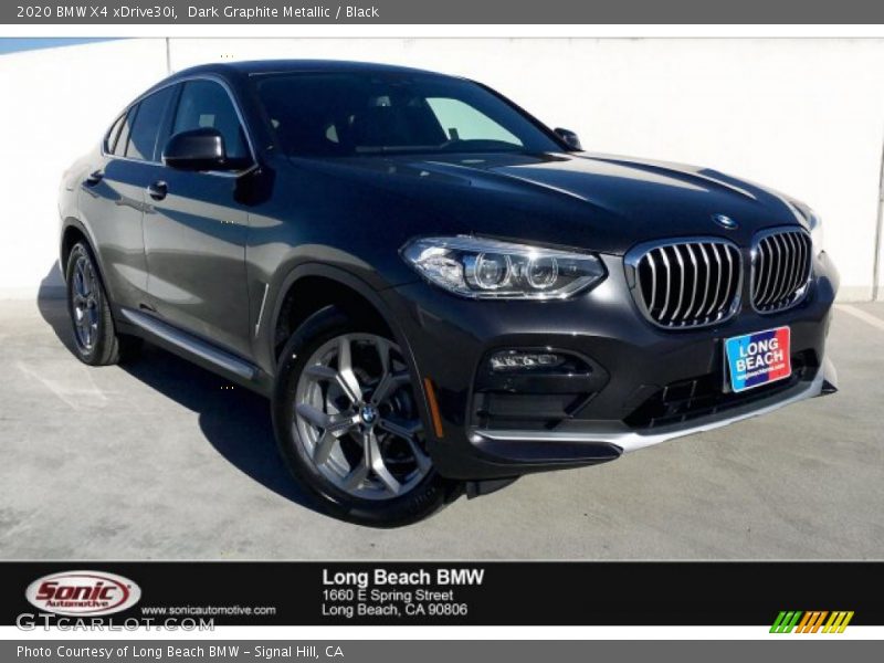 Dark Graphite Metallic / Black 2020 BMW X4 xDrive30i
