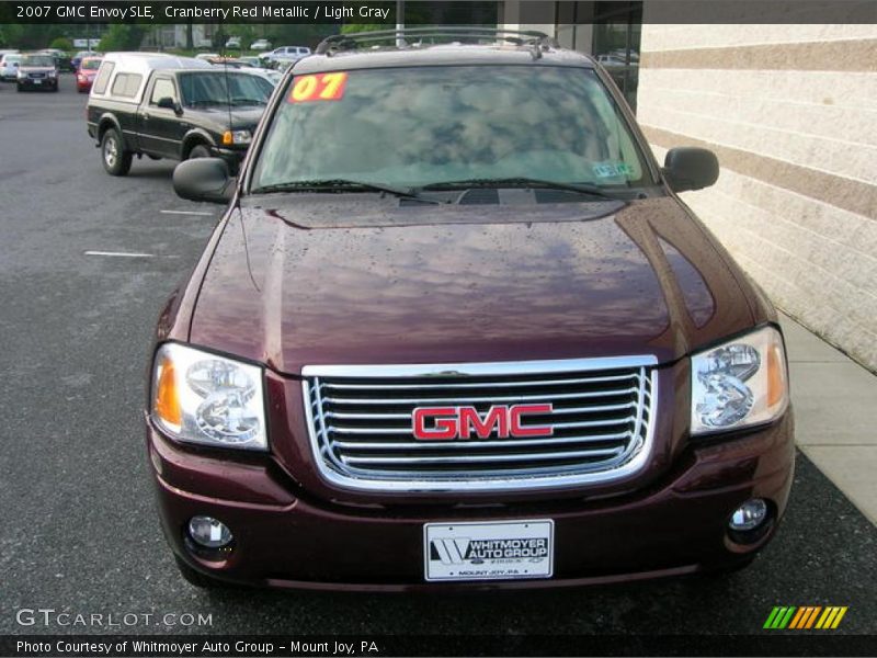 Cranberry Red Metallic / Light Gray 2007 GMC Envoy SLE