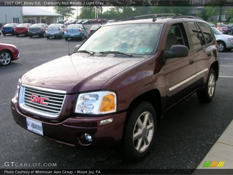 Cranberry Red Metallic / Light Gray 2007 GMC Envoy SLE