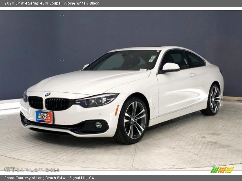 Alpine White / Black 2020 BMW 4 Series 430i Coupe