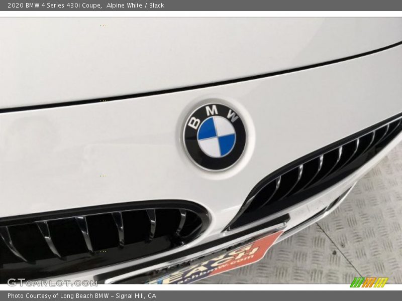 Alpine White / Black 2020 BMW 4 Series 430i Coupe