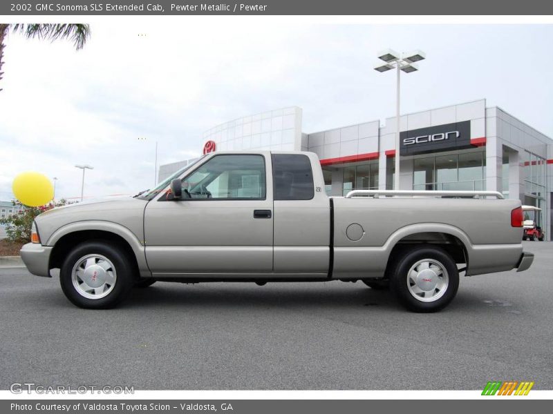 Pewter Metallic / Pewter 2002 GMC Sonoma SLS Extended Cab