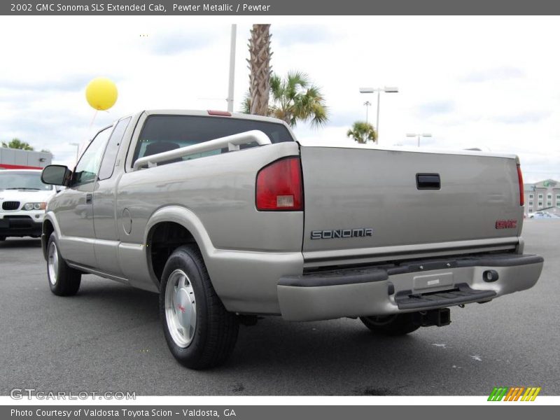 Pewter Metallic / Pewter 2002 GMC Sonoma SLS Extended Cab