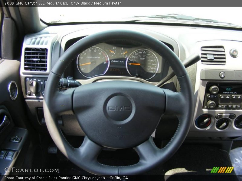 Onyx Black / Medium Pewter 2009 GMC Canyon SLE Regular Cab
