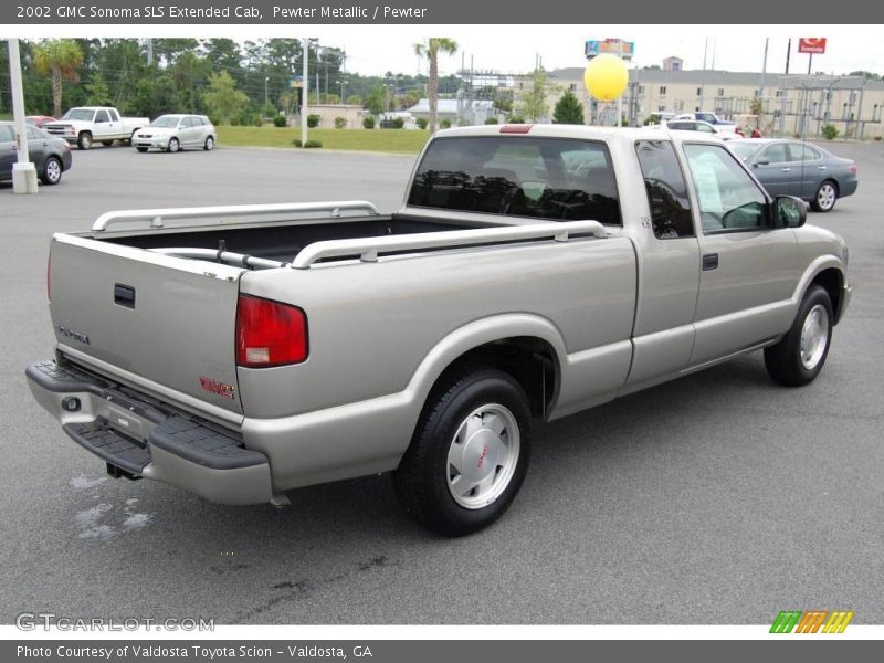 Pewter Metallic / Pewter 2002 GMC Sonoma SLS Extended Cab