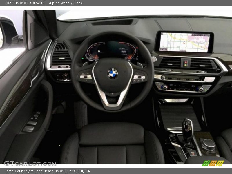 Alpine White / Black 2020 BMW X3 sDrive30i