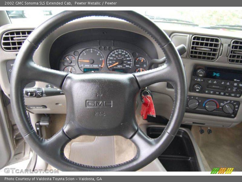Pewter Metallic / Pewter 2002 GMC Sonoma SLS Extended Cab