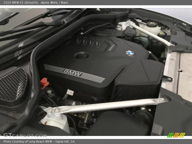 Alpine White / Black 2020 BMW X3 sDrive30i