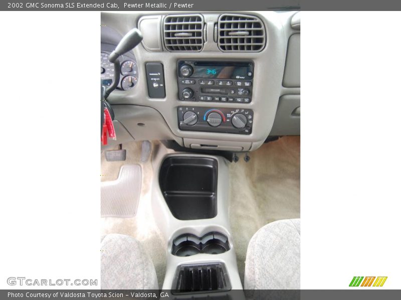 Pewter Metallic / Pewter 2002 GMC Sonoma SLS Extended Cab