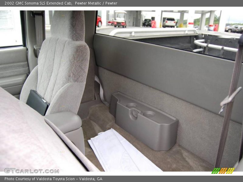 Pewter Metallic / Pewter 2002 GMC Sonoma SLS Extended Cab