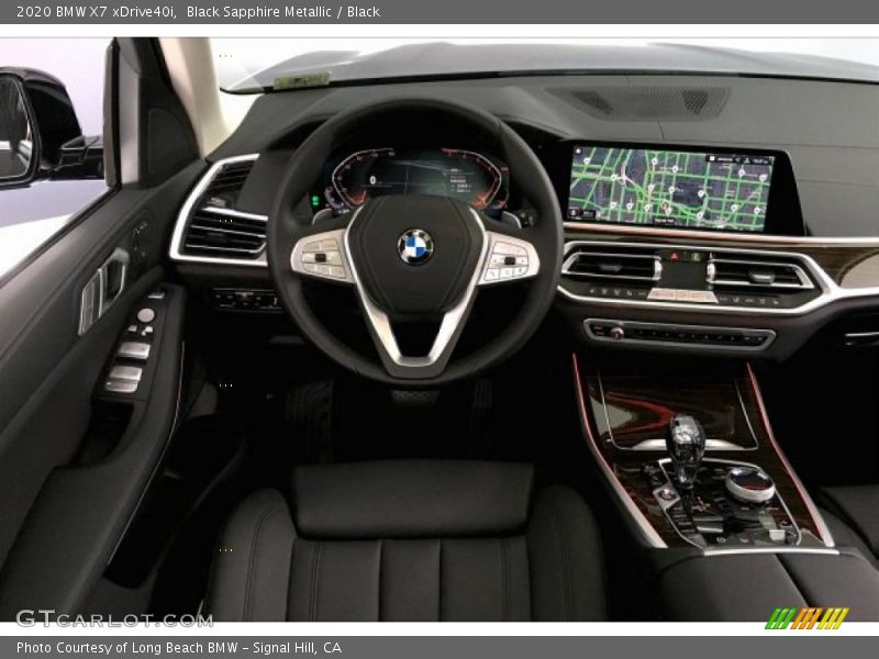 Black Sapphire Metallic / Black 2020 BMW X7 xDrive40i