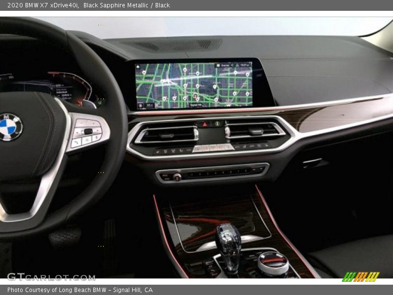 Black Sapphire Metallic / Black 2020 BMW X7 xDrive40i