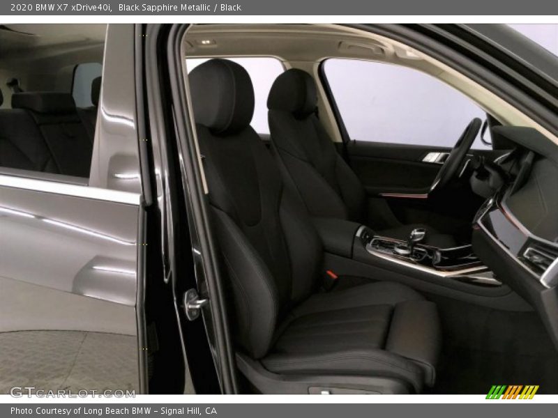 Black Sapphire Metallic / Black 2020 BMW X7 xDrive40i