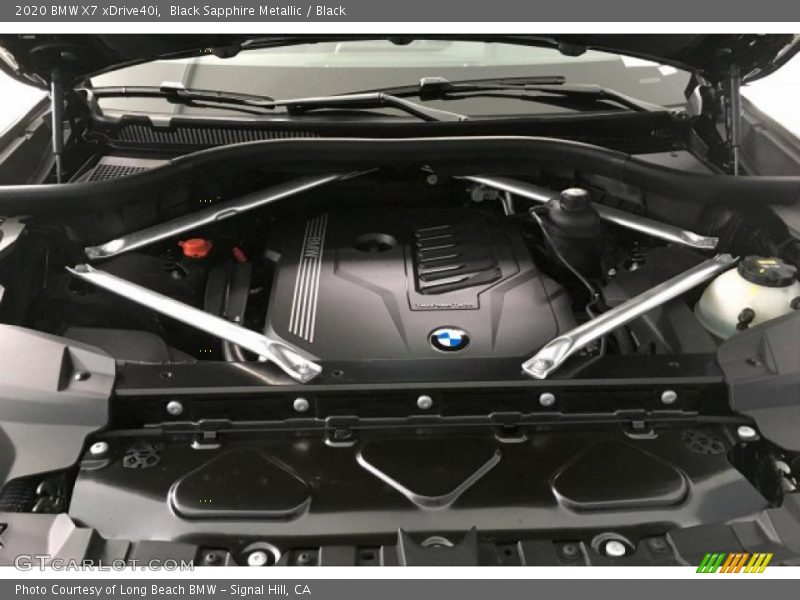 Black Sapphire Metallic / Black 2020 BMW X7 xDrive40i