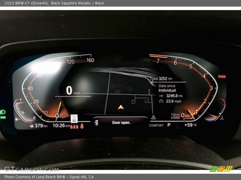 Black Sapphire Metallic / Black 2020 BMW X7 xDrive40i