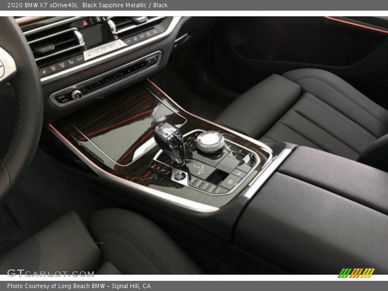 Black Sapphire Metallic / Black 2020 BMW X7 xDrive40i