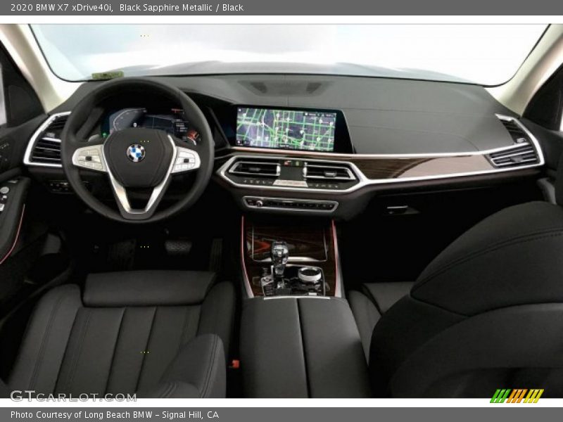 Black Sapphire Metallic / Black 2020 BMW X7 xDrive40i
