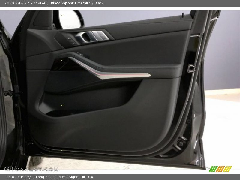 Black Sapphire Metallic / Black 2020 BMW X7 xDrive40i