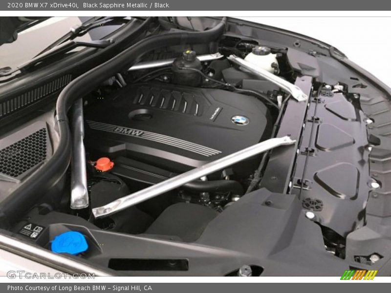 Black Sapphire Metallic / Black 2020 BMW X7 xDrive40i